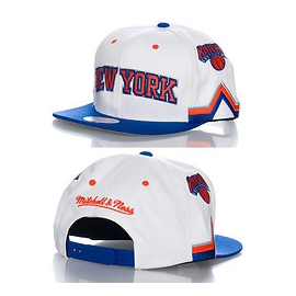 MITCHELL AND NESS NEW YORK KNICKS NBA SNAPBACK HATS