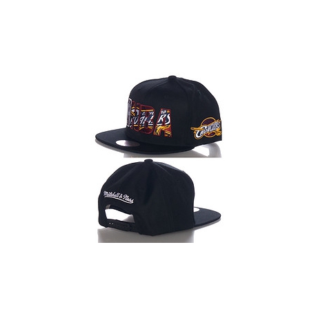 MITCHELL AND NESS CLEVELAND CAVALIERS NBA SNAPBACK HATS