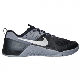 Nike Metcon 1 704688-002 Black Metallic Silver Cool Grey